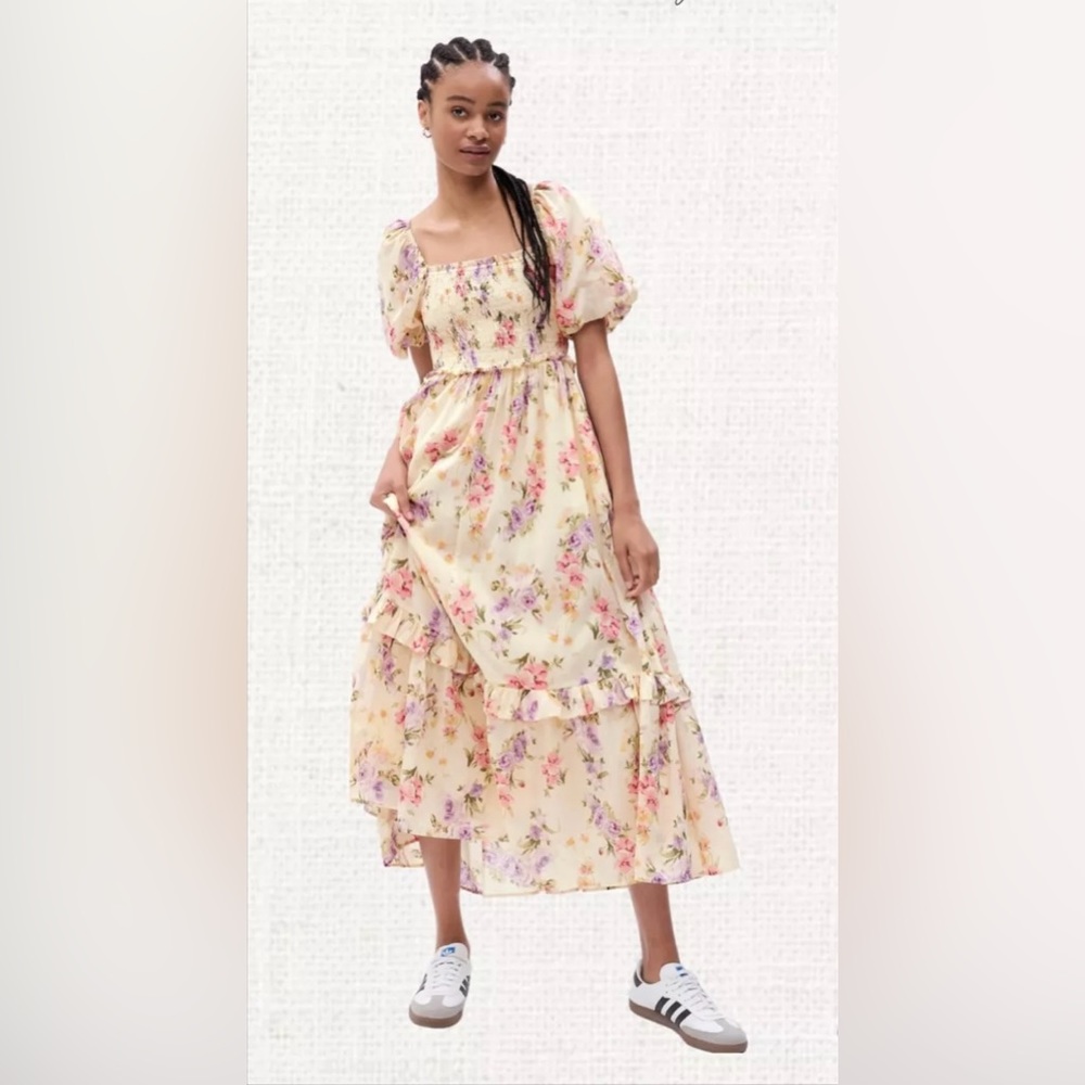 Gap x Loveshackfancy Floral Maxi Dress Sz M